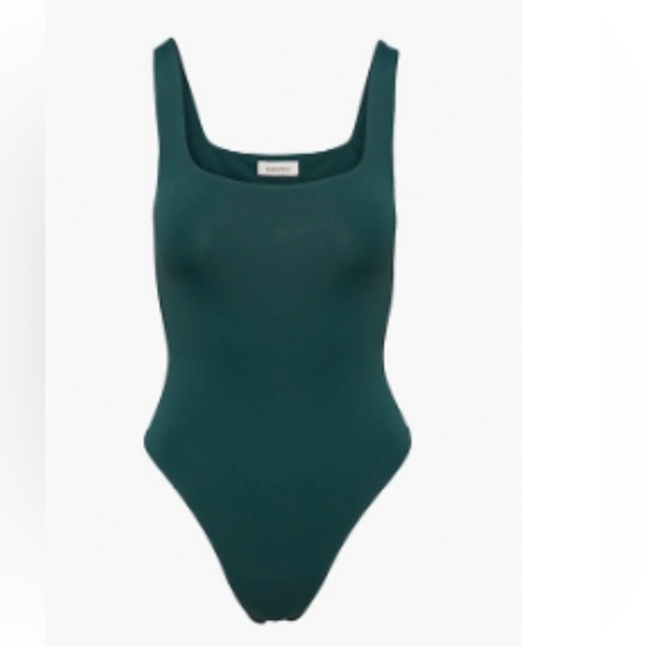 Contour tank thong bodysuit. Never worn. Didn’t match green skirt I purchased. - Picture 2 of 3